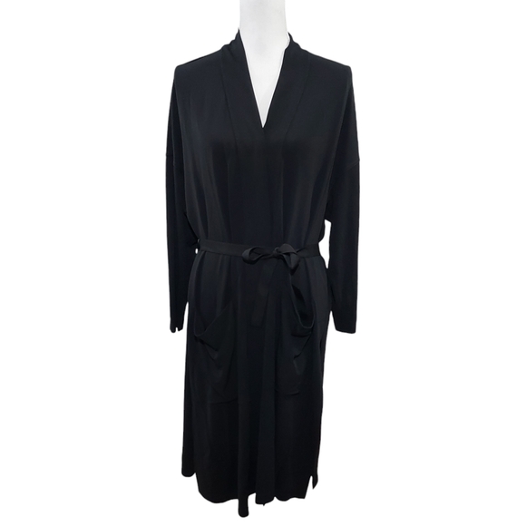 Lafayette 148 black Ridley duster M - Picture 2 of 12